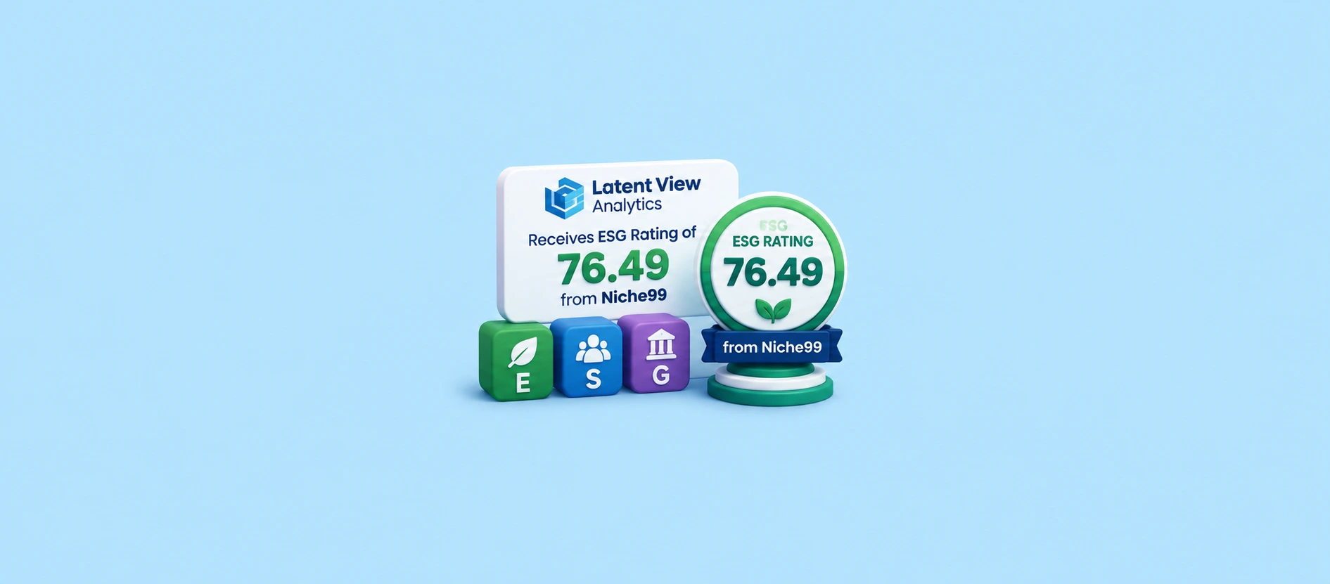Latent View Analytics Receives ESG Rating of 76.49 from Niche99